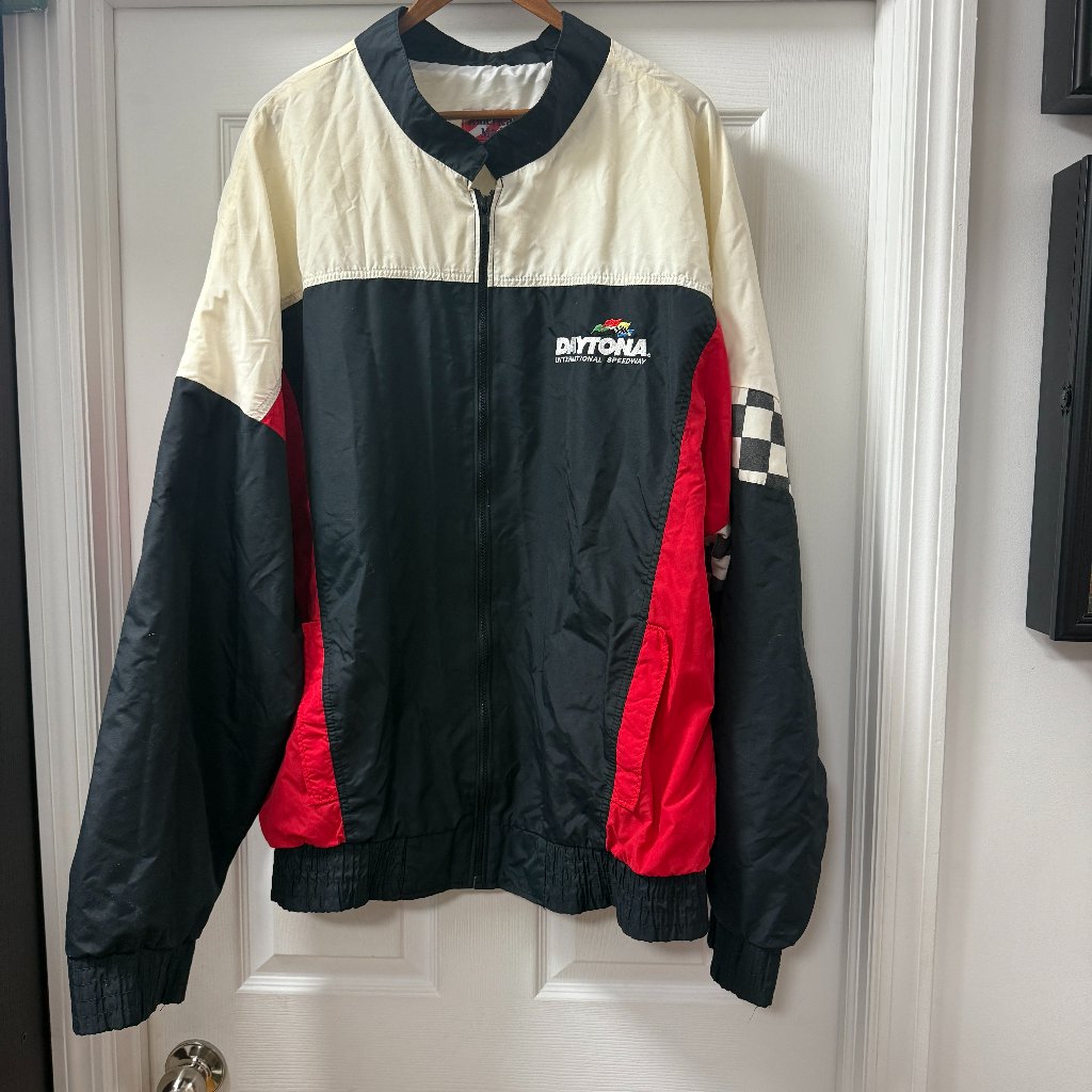 Vintage American Made Sportswear Daytona International Speedway Jacket Xxl Vintage American Made Sportswear Daytona International Speedway Jacket Xxl